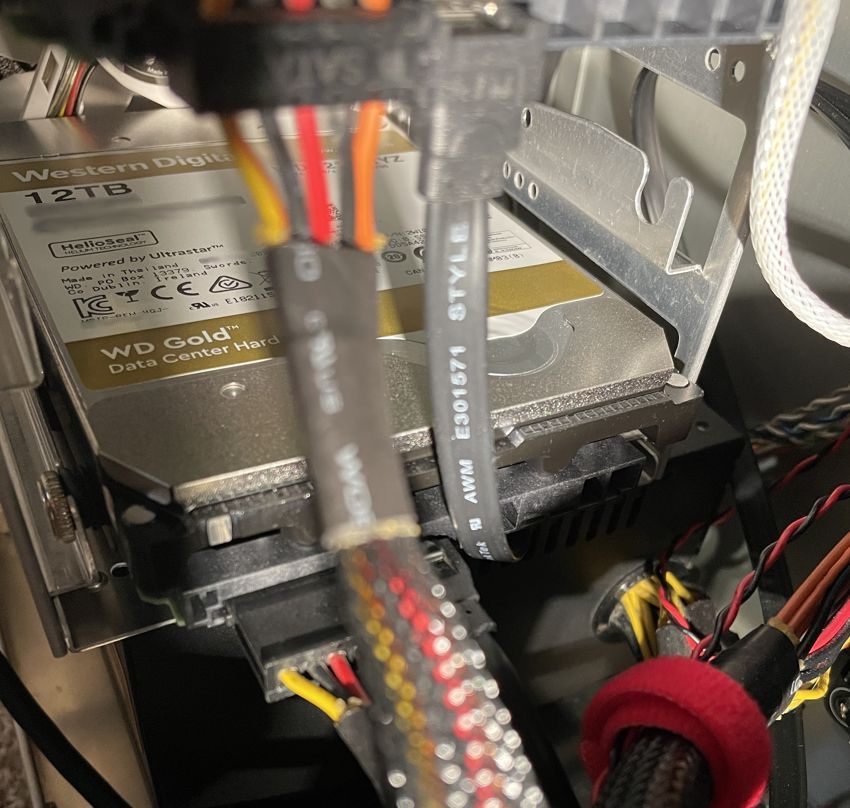 Image of hard drives