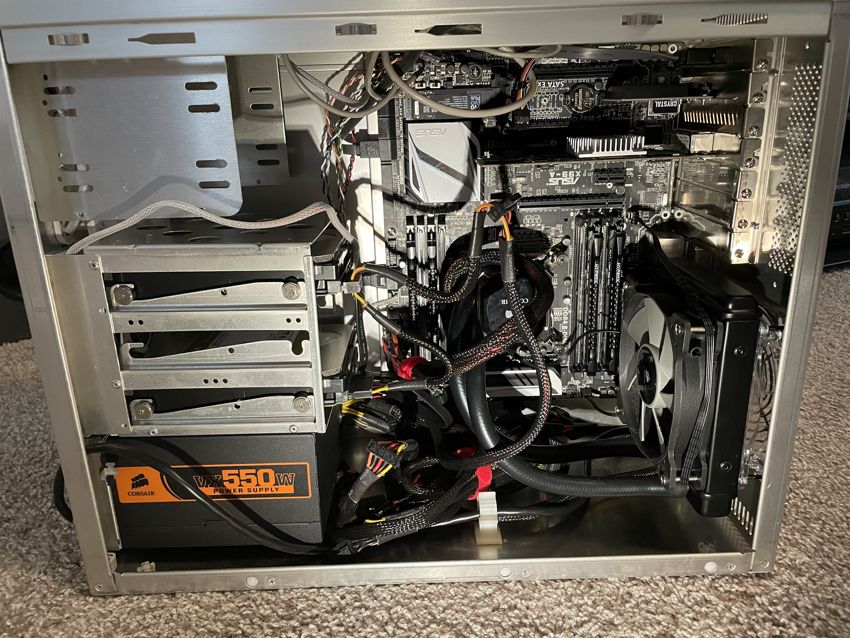 Inside view of the server